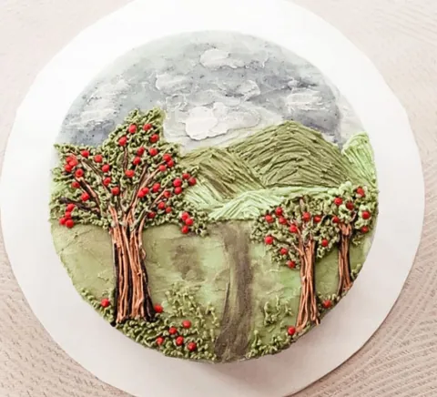 Apple Orchard, a Fig & Owl cake