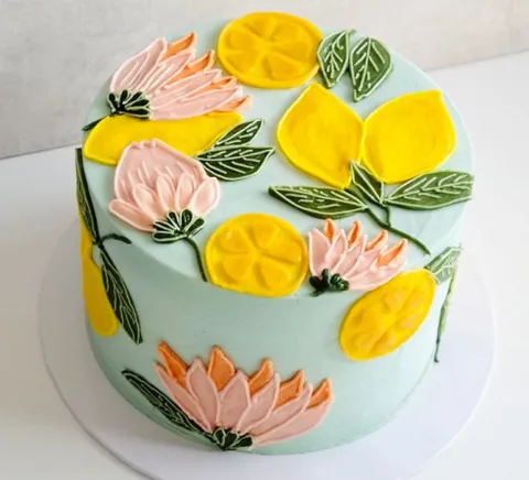 Lemon Blossom, a Fig & Owl cake